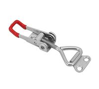 Attache Capot en Acier Carbone, Pince Sauterelle à Levier Triangle, Modèles 4001/4002 / 4003 - Fermeture à Levier Robuste, Loquet à Bascule Fiable, Pour Assemblage et Soudure (4001)