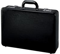 Attaché-case Alassio "TAORMINA" cuir noir (sans décoration)