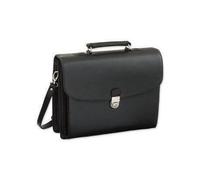 Attaché case FORTE - ALASSIO - 5 compartiments - Noir - PU - Dimensions 400x120x330mm