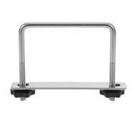 Attache Coffre de Toit, Accessoire de Chargement Camion en Métal | Montage sans Outil, Résistance aux Intempéries, Protection Précise, Argenté, pour Coffre et Fourgon