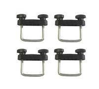 Attache Coffre De Toit,Fixation Coffre De Toit Kit de Fixation et de Fixation for Panier de Toit de Voiture avec Colliers de Serrage en U(60mm)