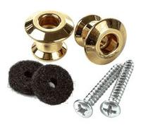 Attache courroies et straplocks Jim Dunlop Straplok Dual Design, Gold (Set De 2)