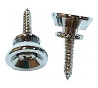 Attache-Courroies Type LP, par 2, avec Vis, Chrome