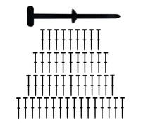 Attache de boucle d'attache de câble en plastique | Gestion des câbles automobiles : 300/500/700 pièces(300pcs)
