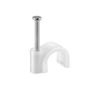 Goobay Attache de câble Wentronic 4,0 mm blanche 100 pièces
