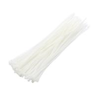 Attache de câble à boucle réglable Attache de câble en plastique et Nylon, 100 pièces/sac, anneau de fixation blanc, 1,9x100, 3,5x300, fil à fermeture éclair, sangle 2.7x200mm(1.9x150mm)