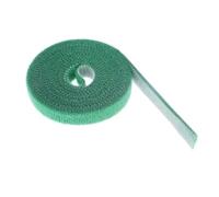 Attache de câble réglable en nylon vert pour, bandage de ficelles de jardin, pour utilisation intérieure et extérieure, bande de fixation pour la gestion des câbles de données, attache