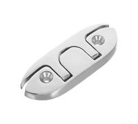 Attache de câble sécurisée en acier inoxydable pour yacht - Gain de place - En argent - Faible performance sonore et résistante aux intempéries - Pour voiliers naviguant dans des eaux agitées - 15,4