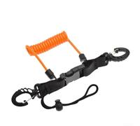 Attache de caméra sous-marine, corde anti-perte avec clip à ressort | Qualité pour TPU et fil en acier inoxydable, cordon réglable pour la plongée, le surf, le kayak, l'escalade