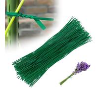 Attache de Jardin pour Plantes 200 Pièces Attache Arbre Verte 1 mm Fil Attache Plante Grimpante 20 cm Attache Pied de Tomate Pour Plante, Fleurs, Vigne, Jardin, Ferme