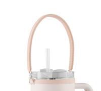 Attache de Poignée de Bouteille d'Eau pour Stanley, Sangle de Bouteille d'Eau Silicone Élingue de Bouteille d'Eau Portable Accessoires pour Plupart des Tasses de 8 à 40oz (Rose)