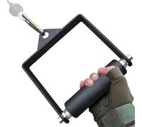 Attache de rameur | Support de câble en acier antidérapant haute performance pour vélo d'appartement, poignée en caoutchouc | Pour entraînement de force et exercices des bras