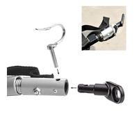 Attache De Remorque Pour Vélo, 2 Pièces, Noir, Durable, Compact, Pratique, Métal