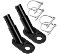 Attache De Remorque pour VéLo - Noir, Compatible avec Les Modèles Thule Chariot, Fer Galvanisé, Stable Et Durable