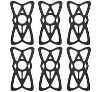 Attache de Support pour Moto 6pcs, Bandes de Rechange en Silicone pour Vélo, Sécurité en Caoutchouc pour Guidon de Scooter