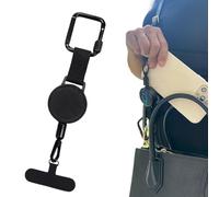 Attache de téléphone - Lanière rétractable antivol | Cordon pratique pour téléphone portable | Patch universel pour la randonnée, le cyclisme, l'escalade, la pêche