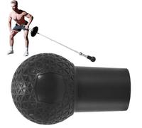 Attache d'haltère pour squats, équipement de fixation d'haltère robuste, rotation à 360°, équipement d'entraînement en caoutchouc naturel pour soulevés de terre, squats et presses de bras