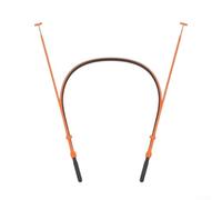 Attache en silicone souple pour écouteurs Galaxy pour écouteurs 4 Secure | Matériau en silicone flexible, ajustement confortable du cou, sensation légère, prêt pour le sport, durable (orange)