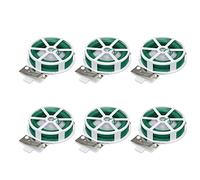 Attache Flexible pour Plantes, 6 Pièces, Verte, pour la Fixation et Le Support de Croissance des Plantes, Fabriquée avec Un Matériau Durable pour Les Jardins