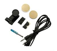 Attache magnétique QU45255 CW Clé pour fonctionnement en code Morse pour radio à ondes courtes Compact Dual Paddle Matériau ABS