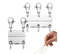 Attache Multi-Collier Superposable Connecteur Séparateur 2 Chaînes