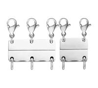 Attache Multi-Collier Superposable Connecteur Séparateur 2 Chaînes