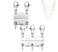 Attache Multi-Collier Superposable Connecteur Séparateur Magnétique 2