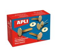 APLI Attaches parisiennes 12286 avec oeillets 30 mm Boîte de 100