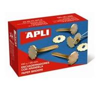 APLI 12288 Boîte de 100 Attaches parisiennes avec oeillets 50 mm