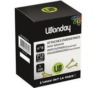 Attache parisienne en boite de 100 Tête ronde et bout rond 30 mm G