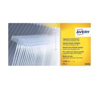 Attache polypropylène transparente longueur 50 mm Avery pour pistolet textile - Boîte de 5000