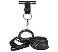 Attache Porte Menottes et Poignets Noirs