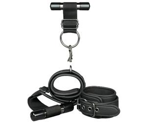 Attache Porte Menottes et Poignets Noirs