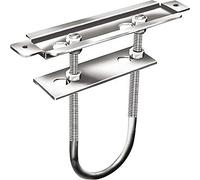 Vormann Support de radiateur STA L.190 mm B.45 mm S.1,5 mm bleu galvanisé blanc