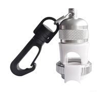 Attache pour rapide Magnétique pour Scaphandre 59g Attache pour | pour force 4kg, libération pour rapide, aluminium aviation, idéal pour octopus, sécurité accrue(Silver-gray)