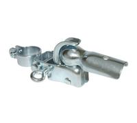 Attache pour remorque P2R - fixation tige de selle - argenté en acier - pour cyclotourisme