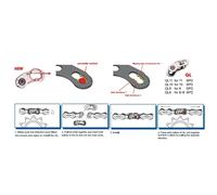 Attache rapide chaîne unitaire Yaban Quick Link 11V Noir