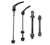 Attache Rapide pour Vélo, Axe Creux, Ensemble Complet en Métal Noir