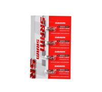 Attache rapide Sram Powerlock (x4) Argenté