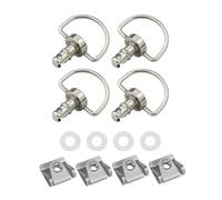 Attache Rapide Universelle pour Carénage De Moto, Anneau en D 1/4" (14 Mm)(B)