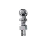 Attache Remorque, Boule De Remorquage Chromée À Long Diamètre Étendu, Capacité De 5000lb, Pièces De Remorque D'accouplement, Accessoires De Caravane De Camping-Car(2INCH Ball)