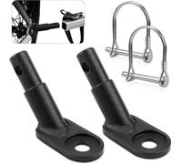Attache Remorque Velo Pour Enfant Attache-Remorque Universelle Pour Vélo 2 Pcs Support Attache Attelage Remorque Accessoire Velo Avec Boucle En U Pour Pliable Enfants Chien Cargo