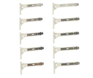 Attache souple renforcée clipsable Volet roulant manuel ou motorisé - Ressort suspension large compatibilité (Lot de 10)