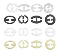 Attache Soutien Gorge,16 PCS Soutien-Gorge Bretelles Clip Sangles Support Clips de Soutien-Gorge Boucle en Plastique Antidérapantes Sangle de Soutien-Gorge pour Débardeurs à Dos Nageur