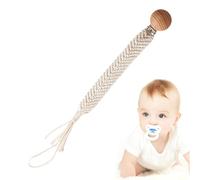 Attache-sucette,attache-sucette,Clip de sucette en corde de coton Boho | Clips flexibles pour garçons, filles, corde en coton tressé pour tout-petits, pour et fixation de bouteille de lait