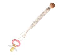 Attache-sucette,attaches-sucettes | Clip Paci tressé Boho - Clips flexibles pour garçons, filles, corde en coton tressé pour tout-petits, pour et fixation de bouteille de lait