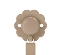 Suavinex Attache-sucette Wonder – Ruban silicone – Beige foncé TU
