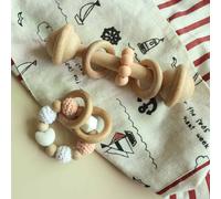 Attache Sucette Bébé Chaîne Dentition Bracelet Crochet Wapiti Sucette Hochet Dentition P31b