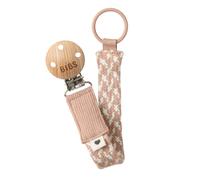 Attache sucette Blush et Ivory