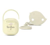 Attache-sucette chaîne - SUAVINEX - Birdies - Dès la naissance - Beige + Porte-sucette Birdies Beige